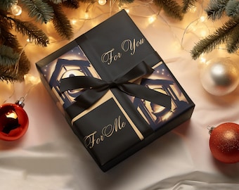 Religious Wrapping Papers, Christian Gift Wrap, Jesus Theme Christmas Presents, Holiday Gift Wrap, Religious Occasion Wrapping Paper,