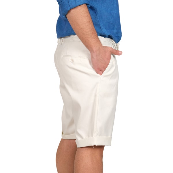 Mens Linen Shorts Etsy