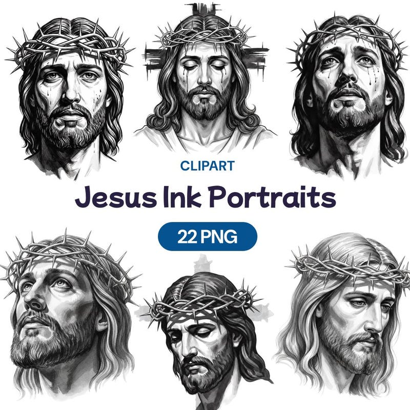 Jesus Ink Drawing Jesus Pencil Drawings - Etsy