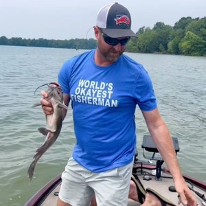 World&#39;s Okayest Fisherman T-Shirt