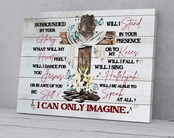 Butterfly Cross Canvas Prints Jesus Christ Wall Art Canvas Picture Jesus Home Decor God Canvas Prints Jesus Canvas Art Christian Wall Art