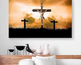 Jesus Cross Canvas Prints Jesus Christ Wall Art Canvas Picture Jesus Home Decor God Canvas Prints Jesus Canvas Art Christian Wall Art