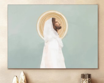 Jesus Christ Canvas Jesus Christ Wall Art Canvas Picture Jesus Home Decor God Canvas Prints Jesus Canvas Wall Art God Canvas God