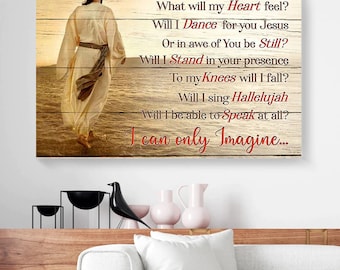 Jesus Walking Canvas Prints Jesus Christ Wall Art Canvas Picture Jesus Home Decor God Canvas Prints Jesus Canvas Art Christian Wall Art