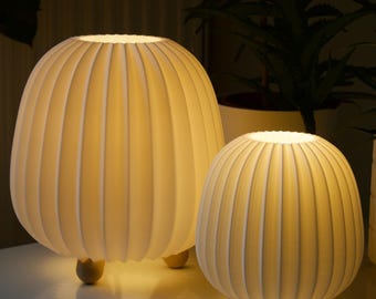 Willow table lamp - modern, unique and minimalist lamp, sustainable, 3D printed bedside lamp