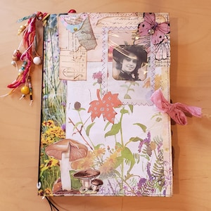 Journal de bord fait main, journal fait main, journal personnel, journal nature, carnet personnel, journal de voyage