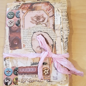Journal fait main, journal fait main de style vintage, journal personnel, carnet fait main, journal de voyage