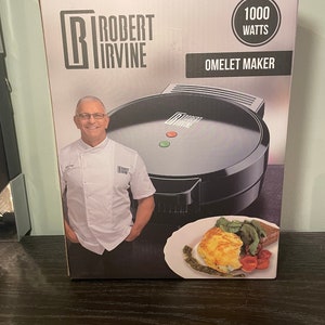 Robert Irvine electric omelet maker Breakfast maker & Lunch Pockets