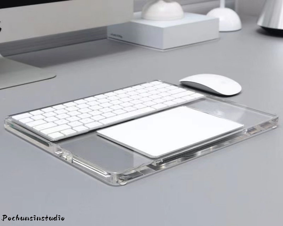 Apple Keyboard Trackpad Tray 2in1 Handmade Apple Magic Keyboard