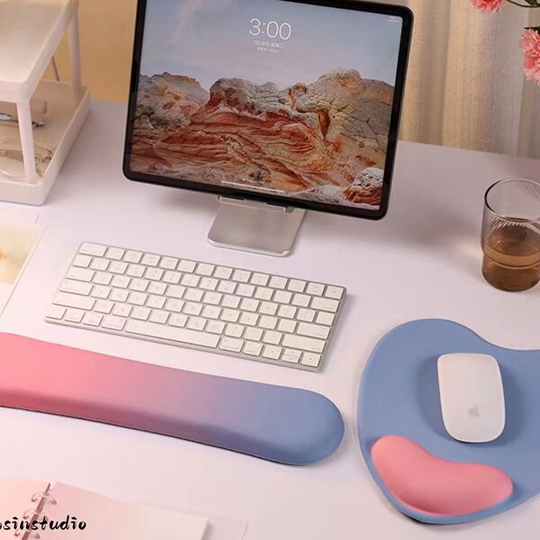 Heart Shaped Mousepad Etsy