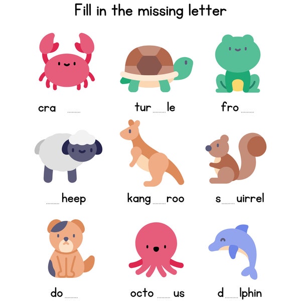 Printable Missing Letter Worksheets, Writing Alphabet Activity, Homeschool Spelling Activities, Learning Binder Letter Game, Preschool ABC