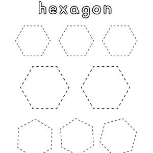 Preschool Shape Tracing, Basic Shape Tracing, Shape Tracing Worksheets, Printable Shape Worksheets, Homeschool Worksheets, Kindergarten image 7