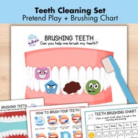 Printable Task Analysis for Teeth Brushing, Teeth Brushing Routine ...