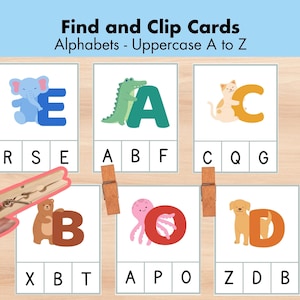 Tarjetas con recortes del alfabeto, mayúsculas de la A a la Z, actividades del alfabeto preescolar, tarjetas didácticas Montessori con letras, material de aprendizaje temprano, tarjetas didácticas