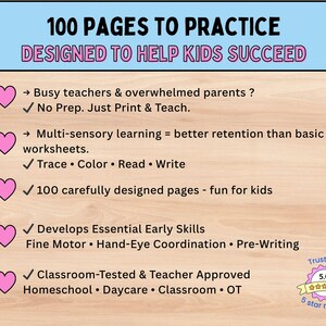 100 Pages Shape Tracing Worksheets PDF for Kids | Preschool & Kindergarten Fine Motor Practice, Printable Shapes Activities | Homeschool image 2