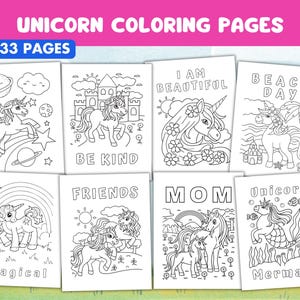 Easy Unicorn Coloring Pages, Unicorn Coloring Pages For Kids, Printable Coloring Pages, Kids Coloring Pages, Girls Coloring Pages