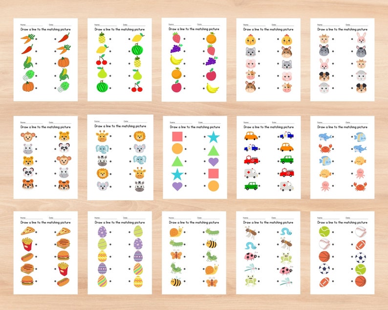 printable-matching-worksheets-match-the-picture-kindergarten-etsy