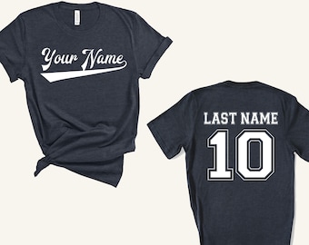Custom Team Name Jersey Shirt, Custom Baseball Shirt, Sports Team Shirts, Custom Jersey Shirt, Custom Sport Shirts, Personalized Custom Tees