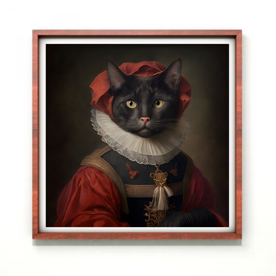 【CAT】　vintage poster Amazon.com: Vintage Metal Tin Sign - The Cat Poster, Canvas