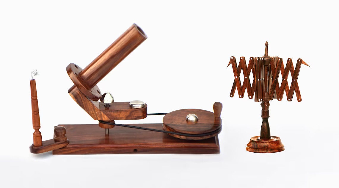 Yarn Winder and Swift Yarn Winder Combo Handoperated Ball Etsy Canada