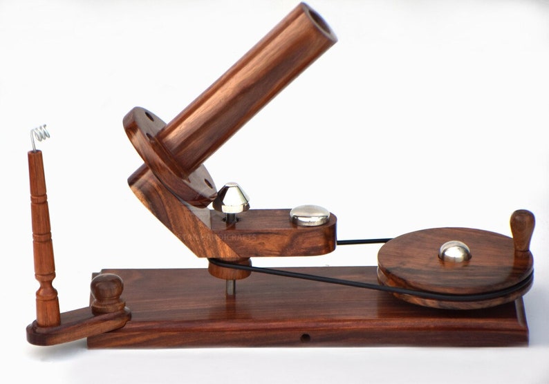 Rosewood Yarn Winder Large Wooden Yarn Winder for Knitting Etsy