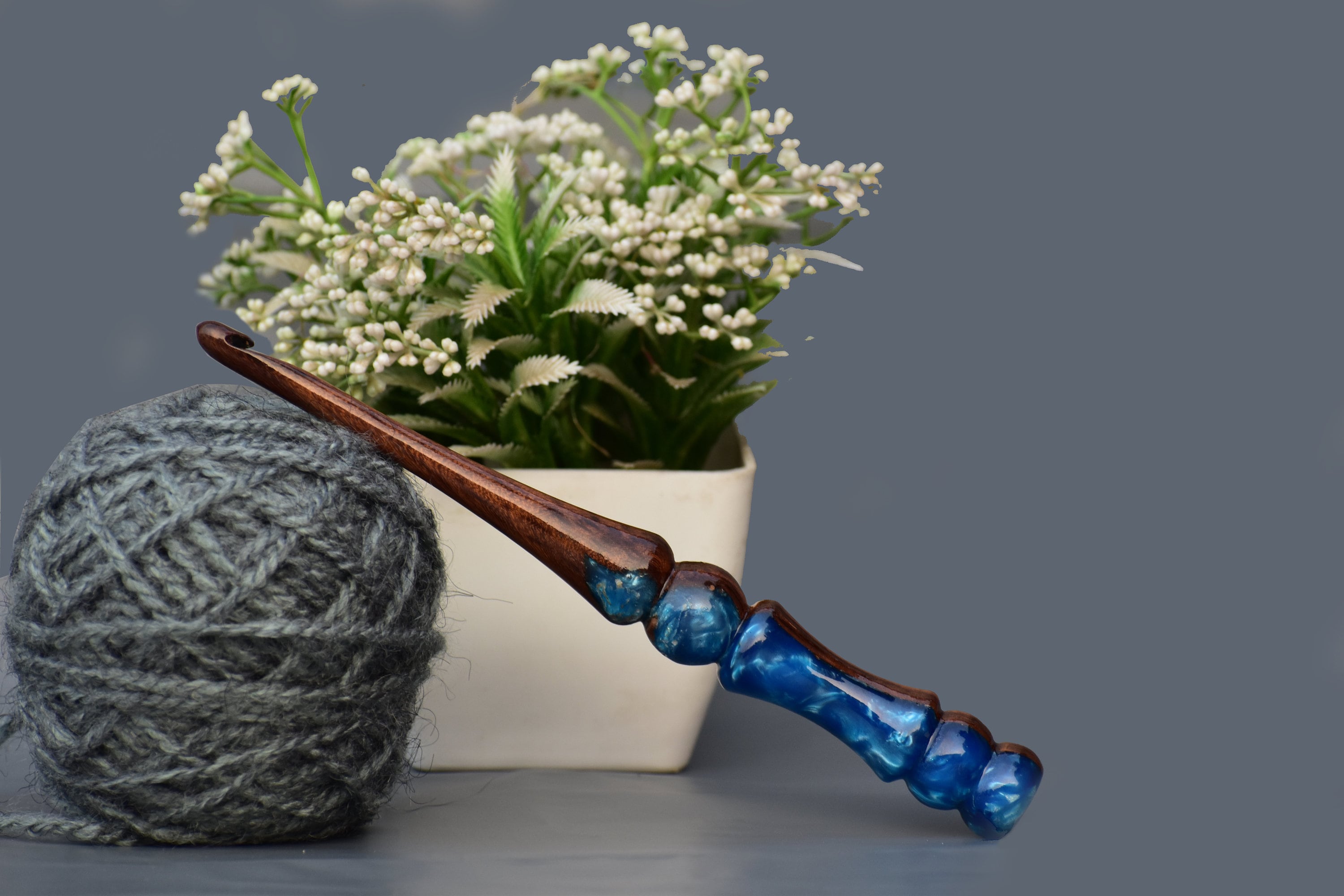 Crochet Hook - Ergonomic Wooden Crochet Hook, HANDMADE Crochet