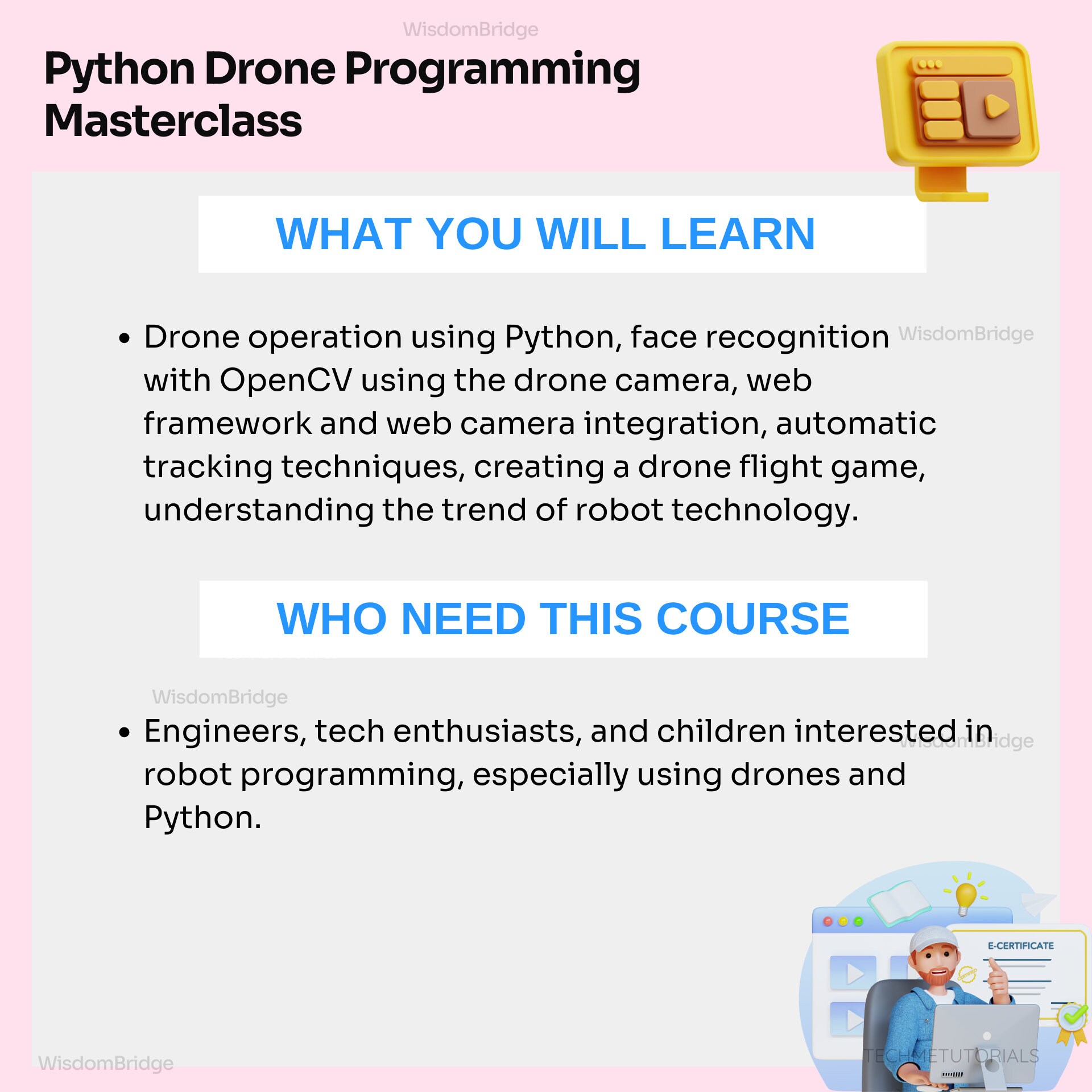 Drone Programming Delight: Python Face Recognition & Tracking - Etsy