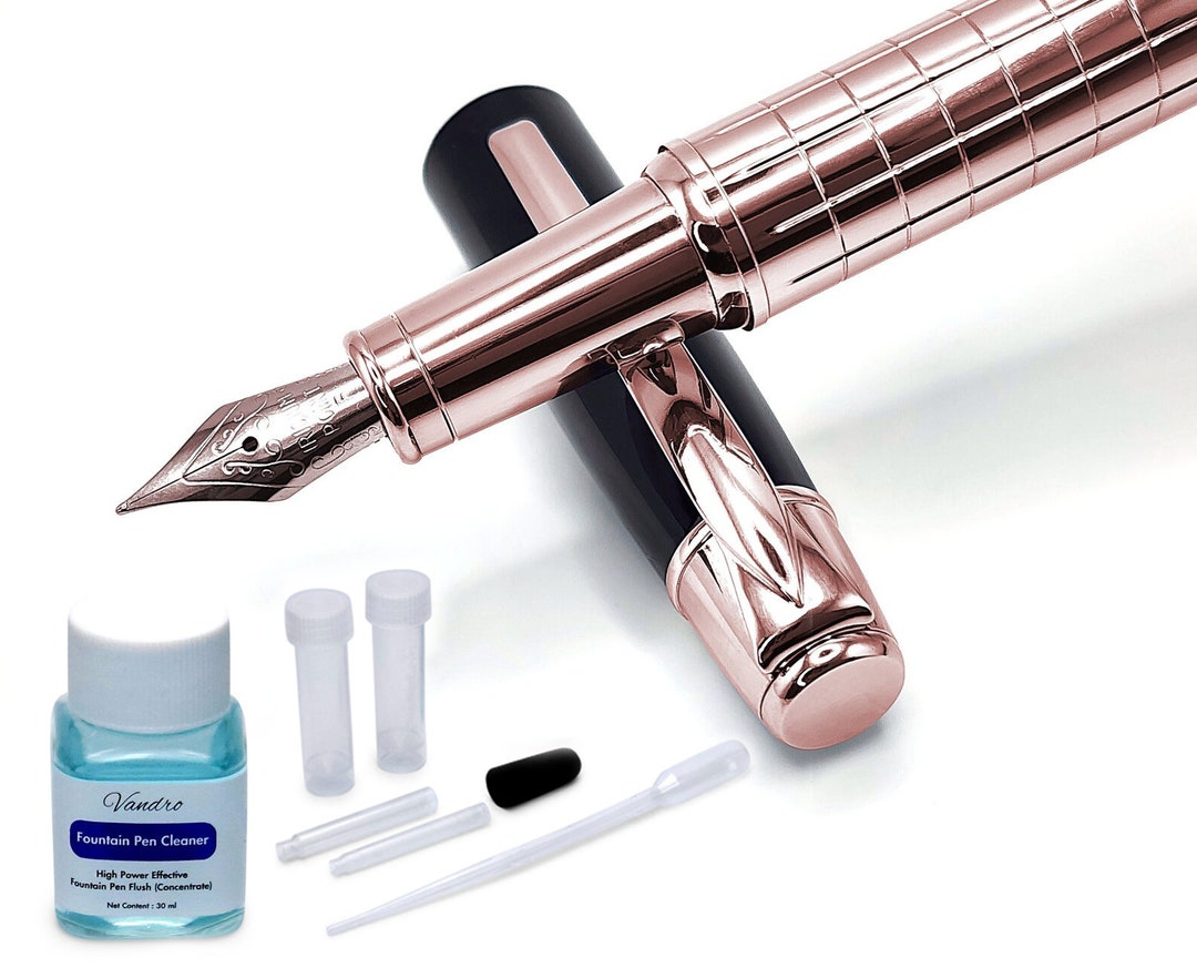 Vandro Fountain Pen Ink Set With Cleaning Kit Everything You Etsy