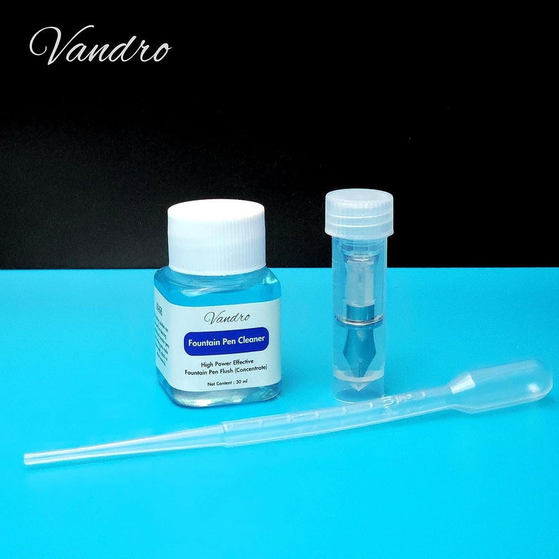 Vandro Fountain Pen Cleaning Kit 30ml Fountain Pen Flush Solution With