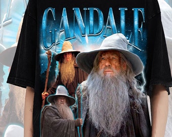 Retro Gandalf Shirt - Gandalf Tshirt,Gandalf T shirt,Gandalf T-shirt,Lord of the Rings Shirt,Ian McKellen Shirt,Lord of the Rings Tshirt