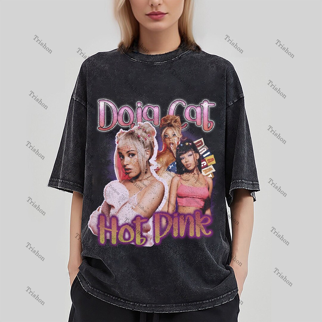 Doja Cat Vintage Washed Tshirt,singer Homage Graphic Unisex T,pop Singer Sweatshirt,bootleg