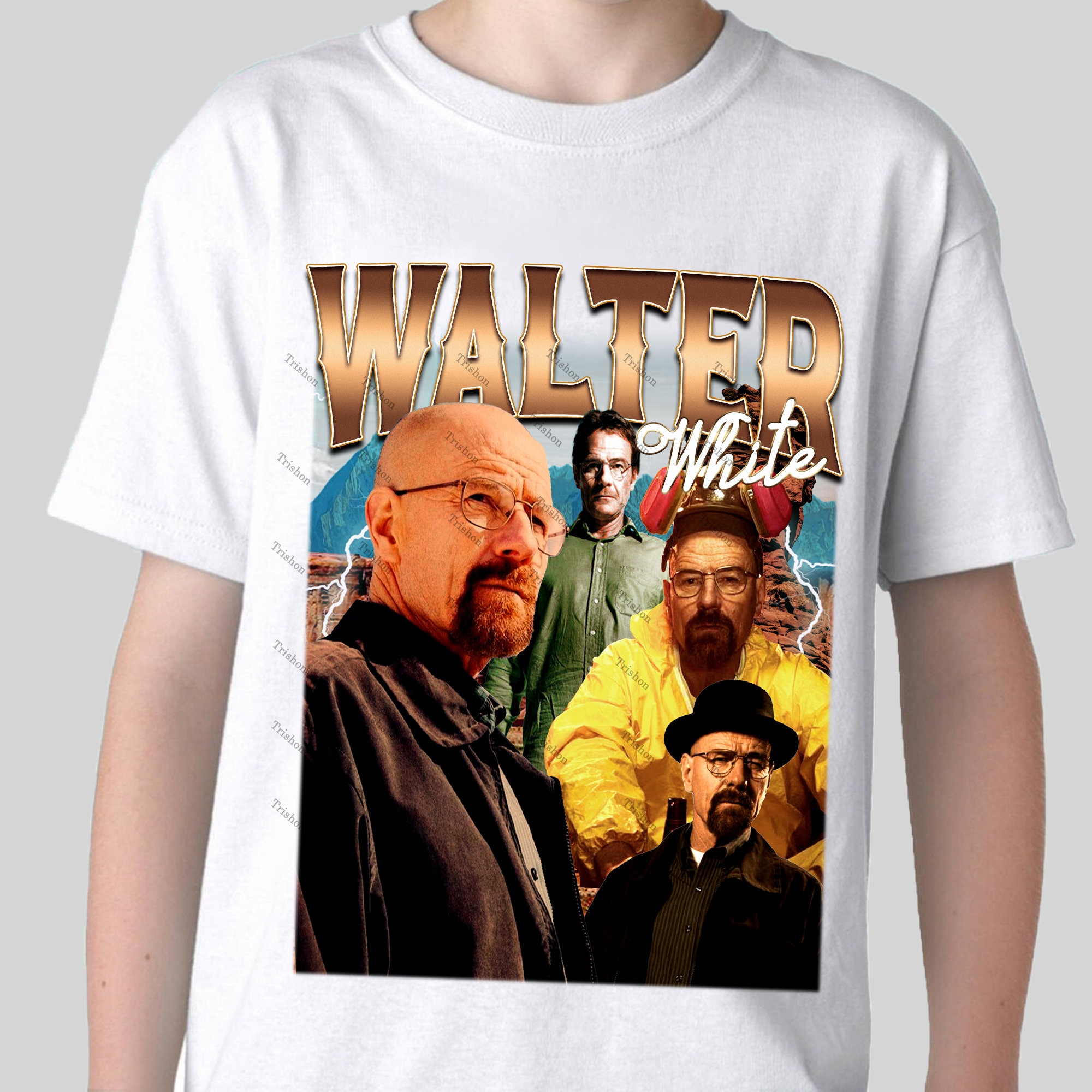 Retro Walter White Shirtheisenberg Shirt,walter White Tshirt,breaking