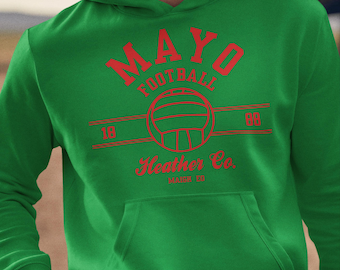 Mayo (Gaelic) Football Hoodie - IRL - Gaelic Games - Adult Sizes