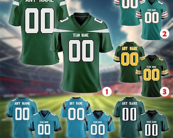 Maglia da calcio personalizzata con nome e numero della squadra / Divisa sportiva personalizzata per uomo e donna / Regalo per i tifosi