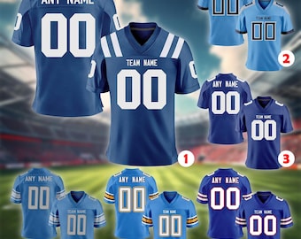 Maglia da calcio personalizzata con nome e numero / Divisa da squadra personalizzata per i tifosi / Regalo per il giorno della partita e per eventi sportivi