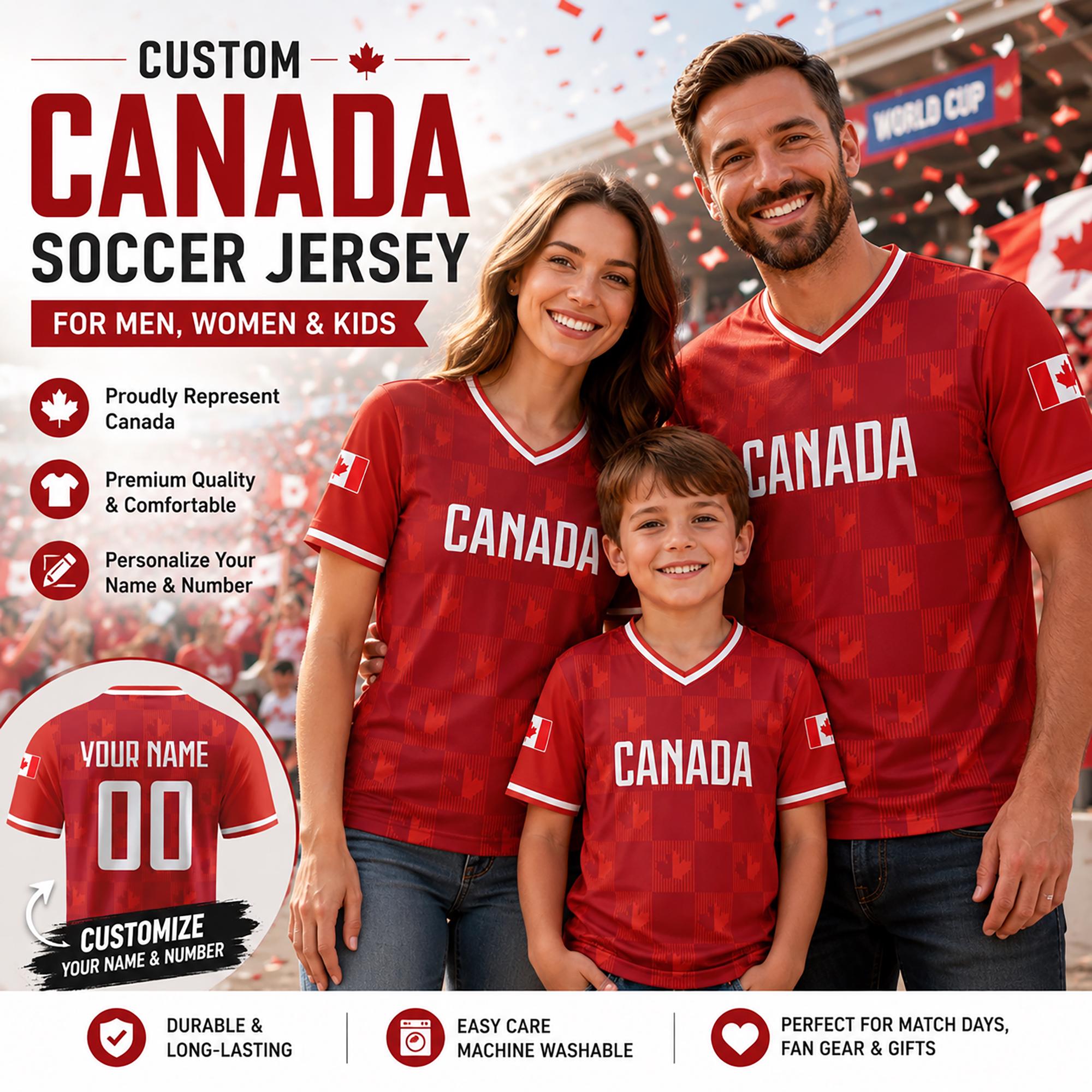 Canada soccer jersey - Etsy 日本