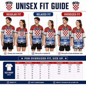 Custom Croatia Soccer Jersey 2026 World Cup, Personalized Name Number Shirt for Men Women Kids, Croatia Fan Apparel Gift image 12