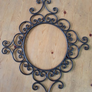 1-  Wall decoration - Wrought iron - Outdoor and indoor -Wrought iron wall ornament