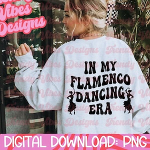 In meiner Flamenco Tanz Ära | PNG | Gießkanne| Spanischer Tanz| Flamencotänzer Accessoires | Spanien | Traditionelles Spanisches Tanzkostüm