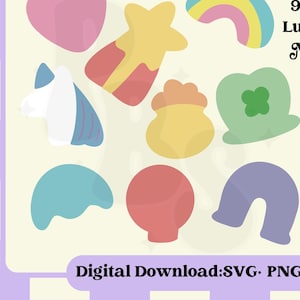 Lucky Marshmallow cereal | St Patricks Day |Clipart | Digital Designs| Cutting Machine designs| SVG| PNG| DXF| personal and commercial use