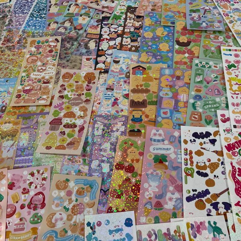 Korean Stickers Assorted - Etsy