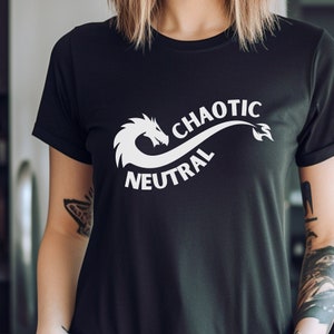 Chaotic Neutral Shirt | Alignment Shirt | RPG Shirt | Dungeon Master Shirt | Gaming Shirt | Dungeon Shirt | Dragon Shirt