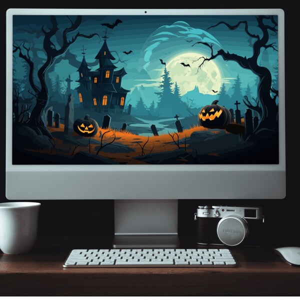 Halloween Night on Your Desktop or TV: Digital Delight for an Eerie Screen