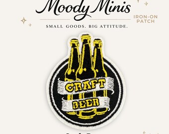 Craft Beer Embroidered Patch