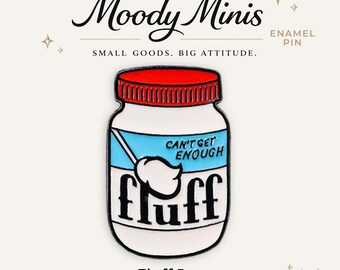 Fluff Jar Enamel Pin
