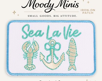 Sea La Vie Embroidered Patch
