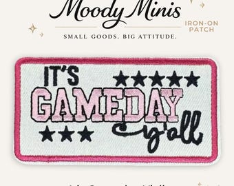 It's Gameday Y'all Embroidered Patch