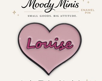 Louise (Thelma & Louise) Heart Enamel Pin
