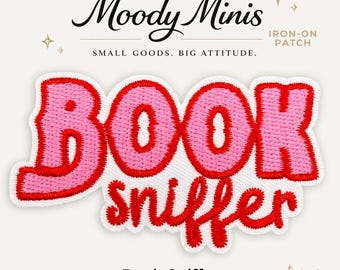 Book Sniffer Embroidered Patch