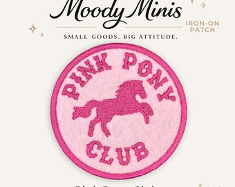 Pink Pony Club Embroidered Patch